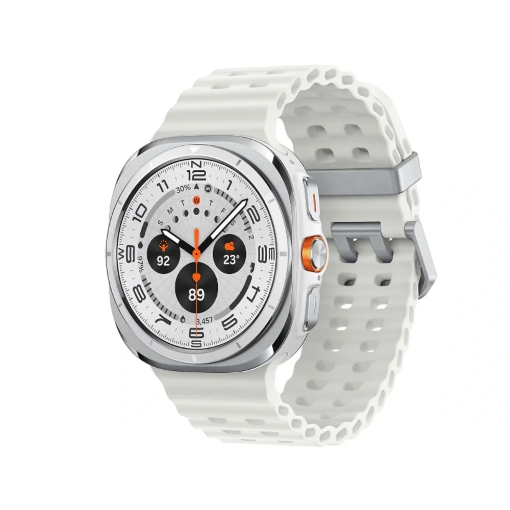Smartwatch with Orange Band